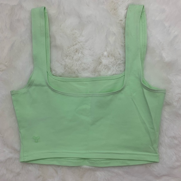 TNA Cropped Green Tank Top XS - Picture 2 of 4